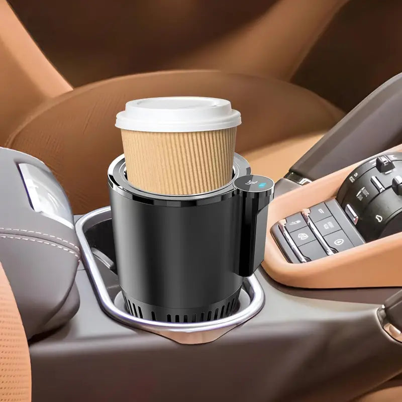 🚗✨ 2-in-1 Car Cup Cooler & Heater ❄️🔥 | 🎛️ Display LED & Controllo Temperatura 🌡️