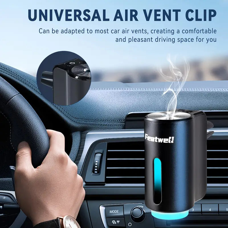 🚗✨ Diffusore Auto 6×10ml – Umidificatore & Aromaterapia 🌿💧