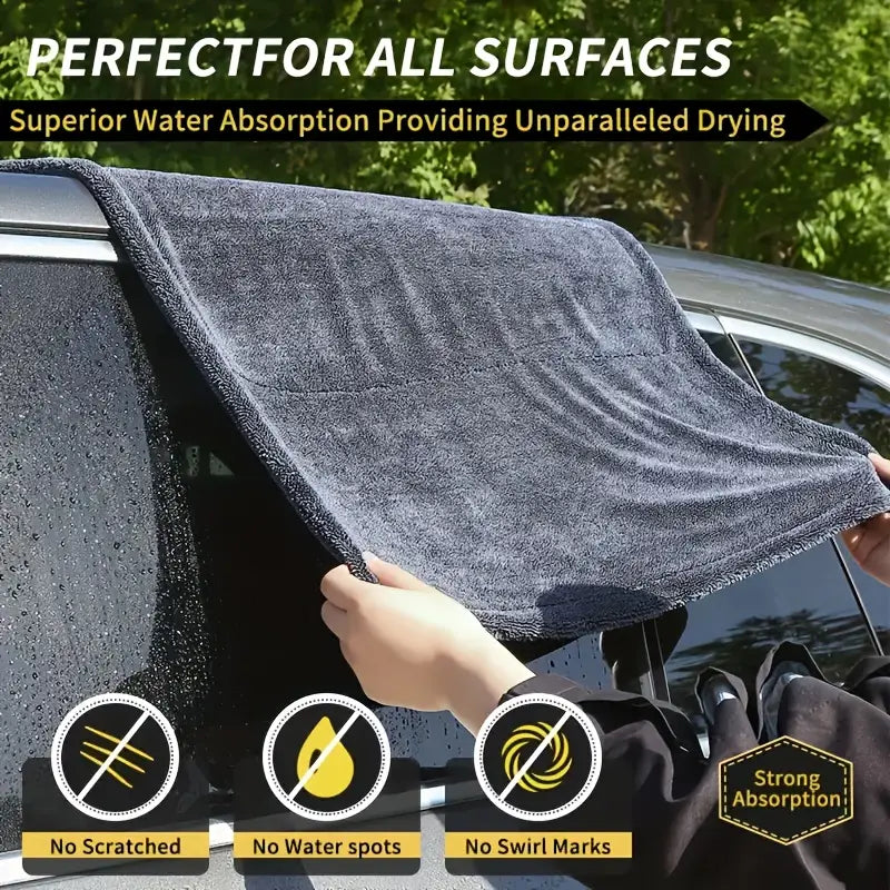 🧽🚗 Asciugamano in Microfibra Auto – Super Assorbente 💦✨