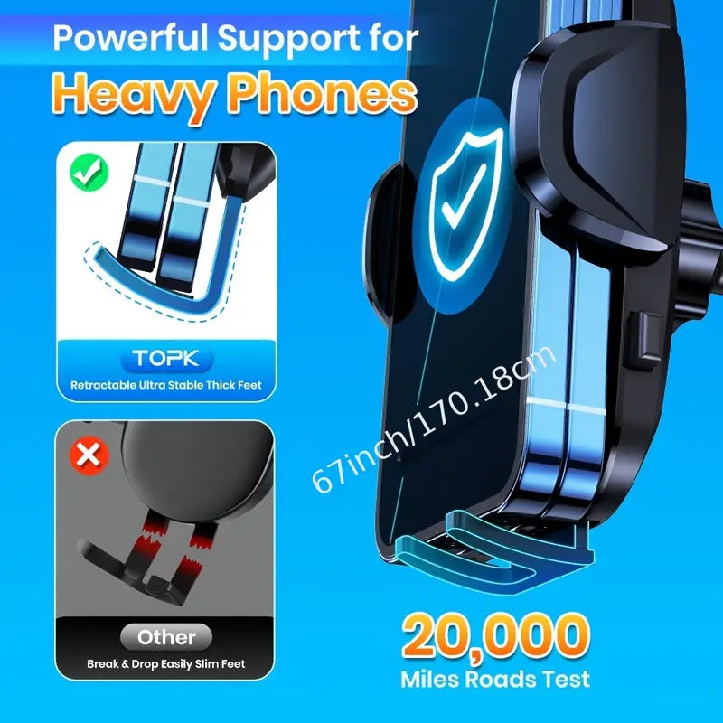 📱🚗 Supporto Smartphone da Auto – Bocchetta Aria 🌬️