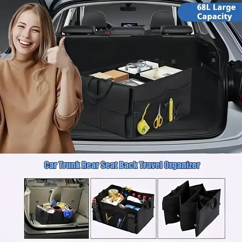 🚗📦 Organizzatore Bagagliaio Auto – Ordine e Spazio Extra